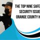 The Top Nine Safety and Security issues2