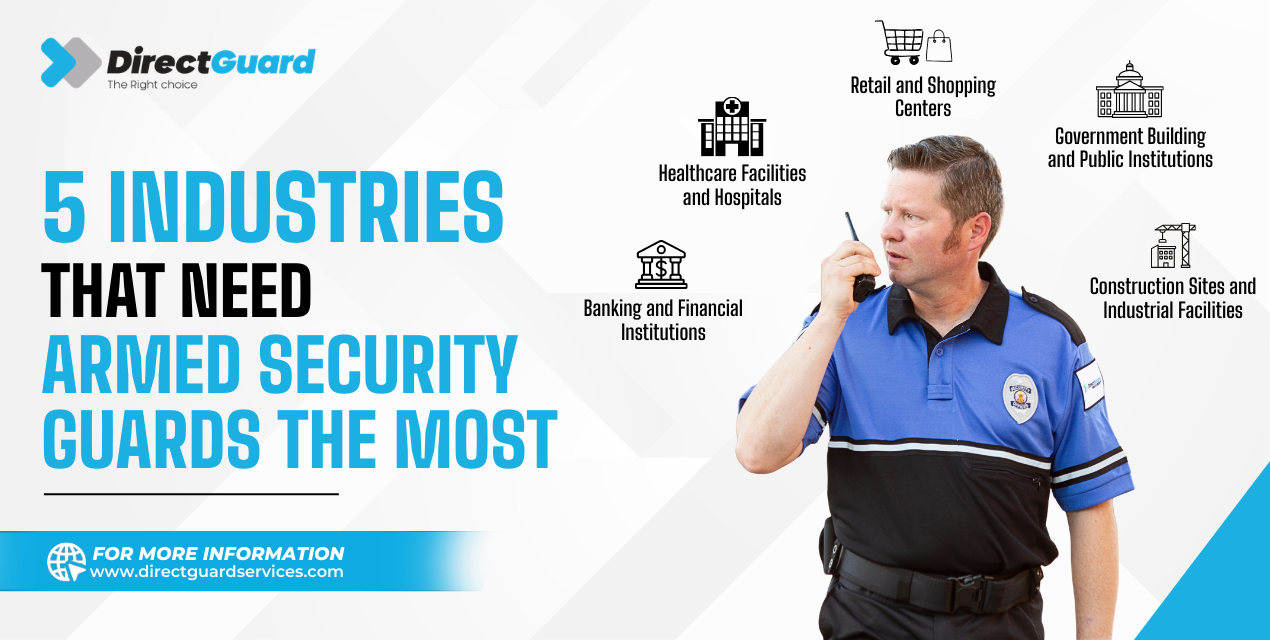 5 Industries that need armed security guards the most
