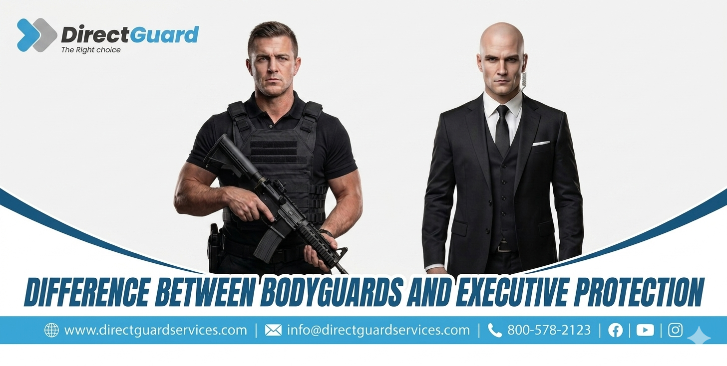 bodyguard vs executive protection security guard