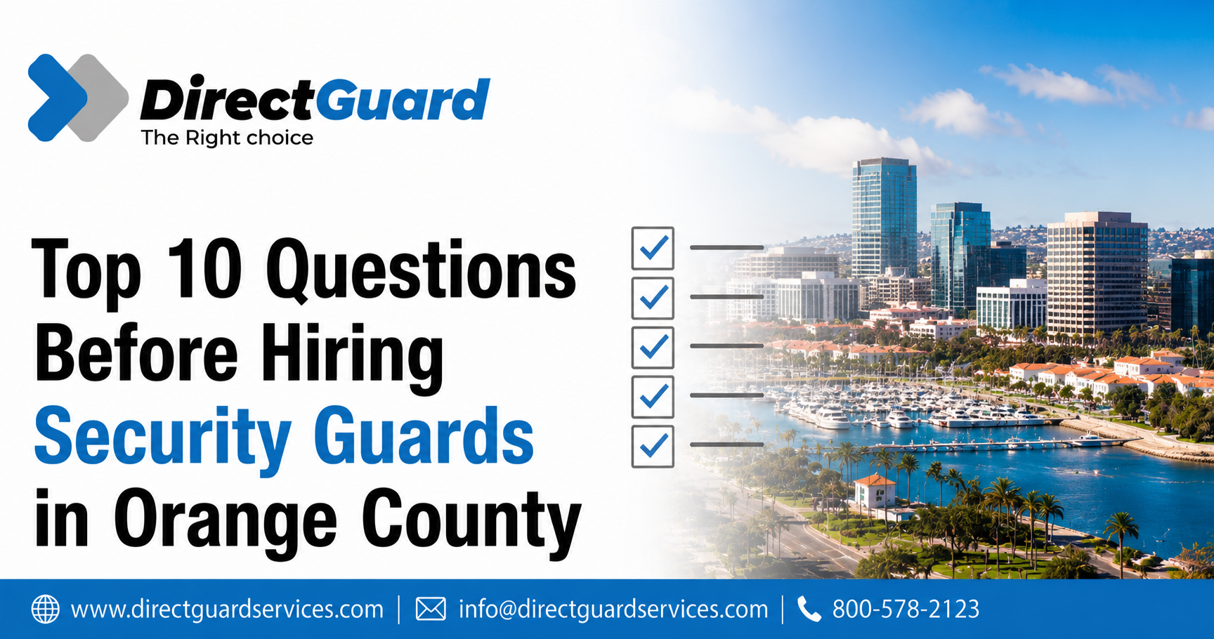 Top Questions Before Hiring Security Guards in Orange County