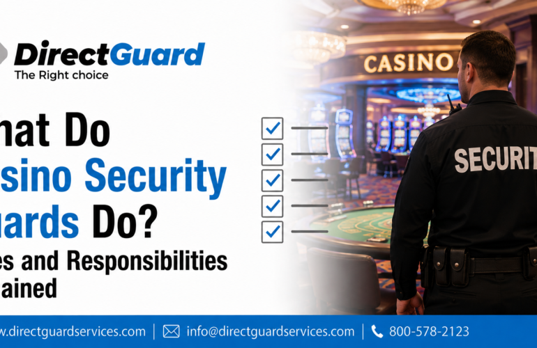 What Do Casino Security Guards Do Roles and Responsibilities Explained