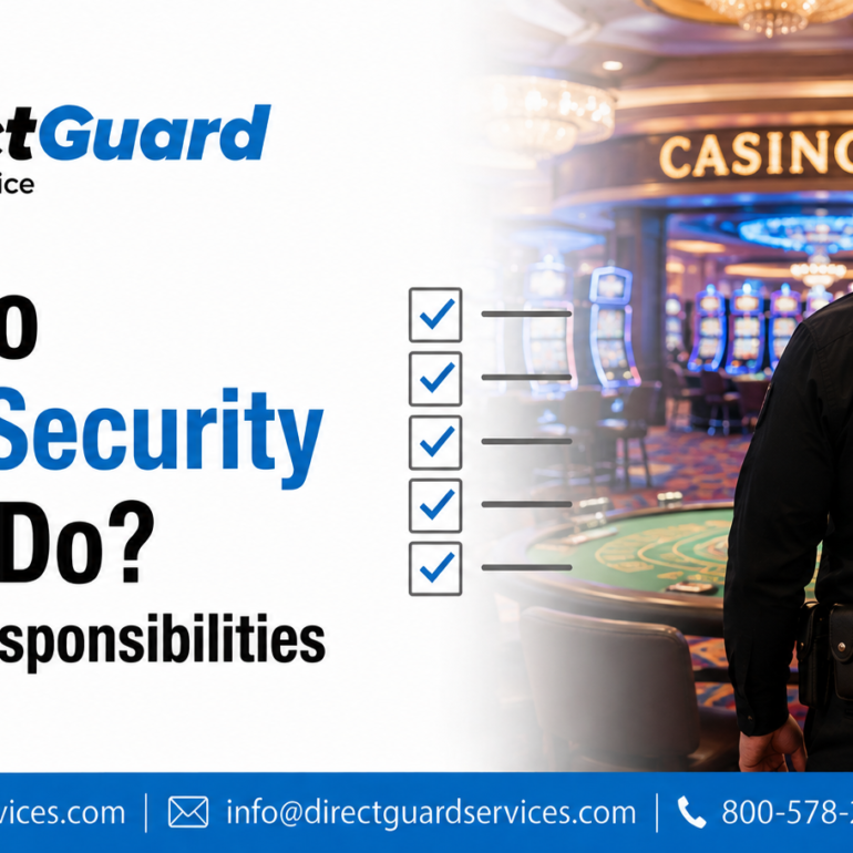 What Do Casino Security Guards Do Roles and Responsibilities Explained